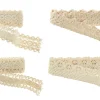 Klebeband Spitze, Creme, 4x 1 Meter