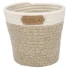 Korb Hoch, Rund/natur-weiß, 18 X 16.5 Cm