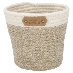 Korb Hoch, Rund/natur-weiß, 18 X 16.5 Cm