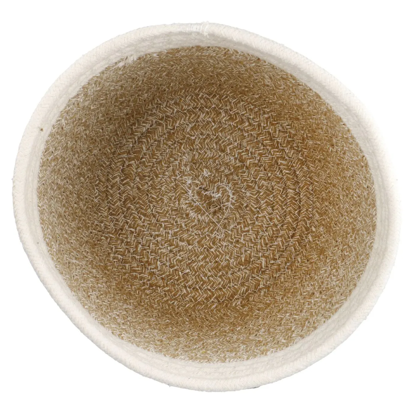 Korb Hoch, Rund/natur-weiß, 21 X 20 Cm