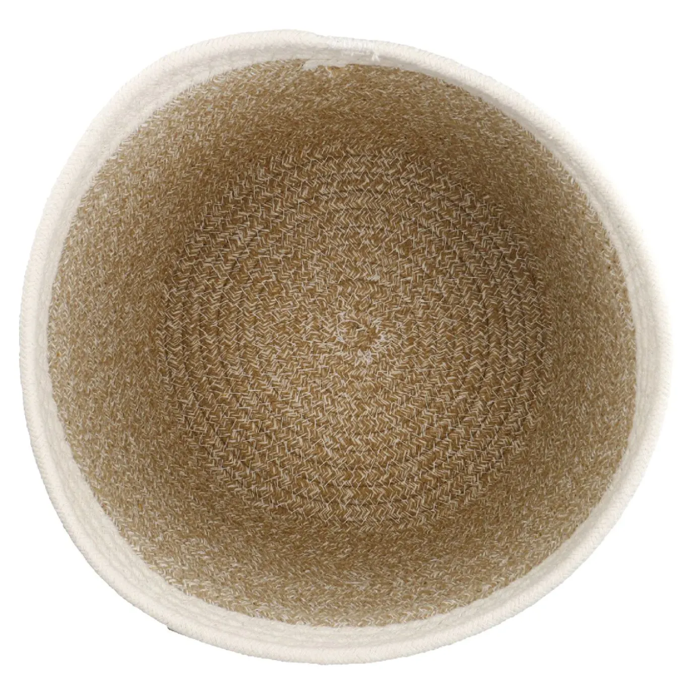 Korb Hoch, Rund/natur-weiß, 26 X 25.5 Cm