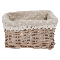 Korb Punkte, Eckig, 18 X 14 Cm