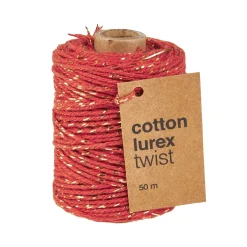 Kordel Lurex, Rostrot, 50 M