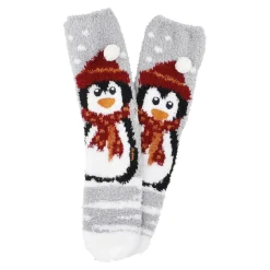 Kuschelsocken 3D/Xmas, Pinguin