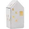 LED-Haus Mit Goldener Hauskante, 13.5 Cm
