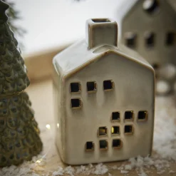 LED-Haus Rustik, Fenster, Breit, 12 Cm