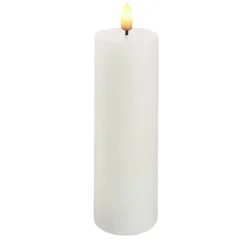 LED-Kerze, Weiß, 5 X 19.5 Cm