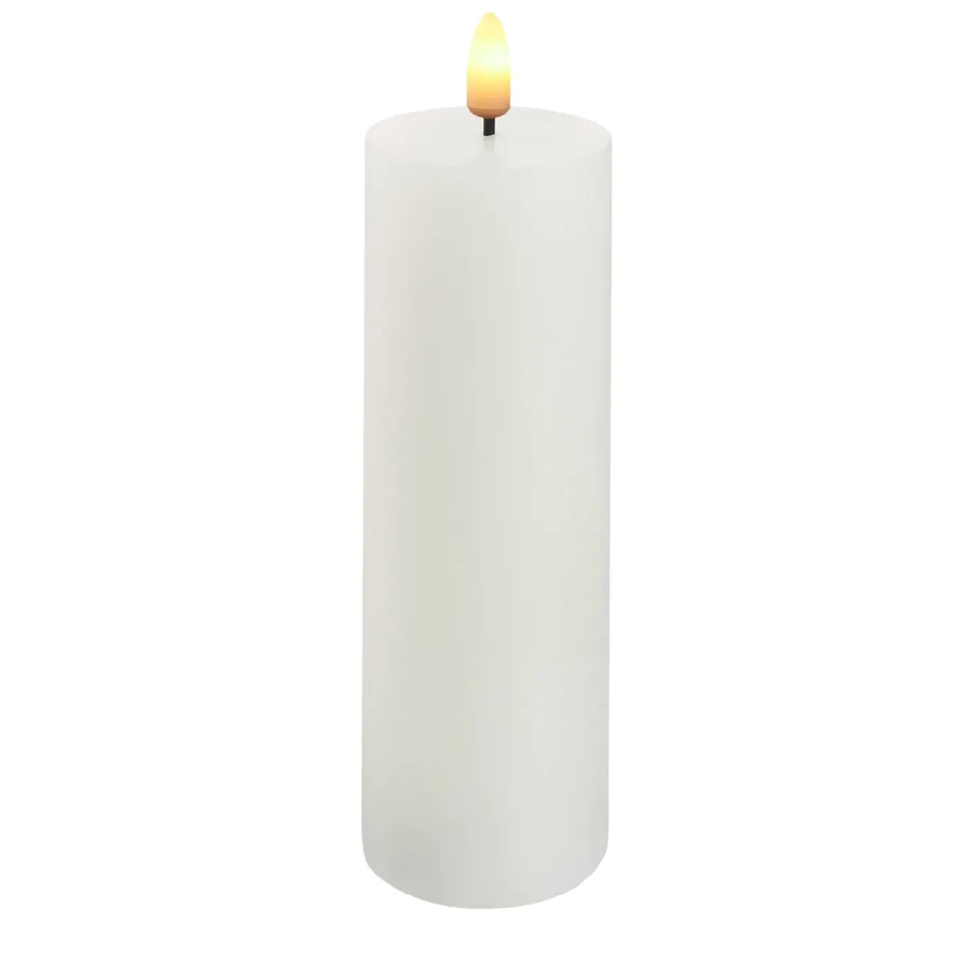 LED-Kerze, Weiß, 5 X 19.5 Cm