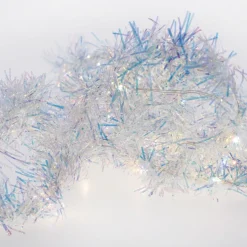 LED-Lichterkette, Irisierend/warm-weiß, 20er