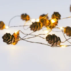 LED-Lichterkette Zapfen, 15er