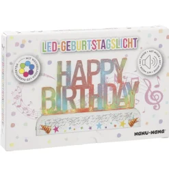 LED-Objekt Happy Birthday Mit Musik