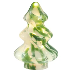 LED-Tanne Sprenkel, Grün/weiß, 20 Cm