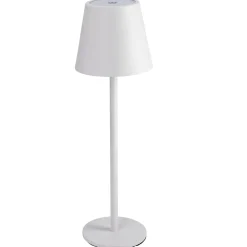 LED-Tischlampe Akku, Weiß, 37 Cm