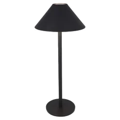 LED-Tischlampe Schirm, Schwarz, 34 Cm