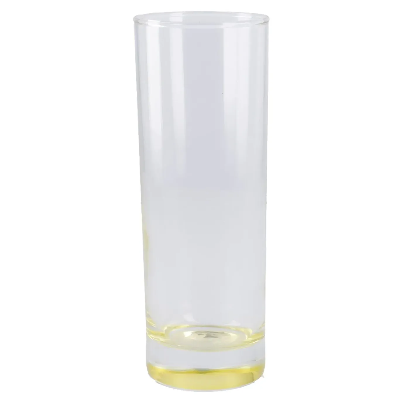 Longdrink-Glas Farbboden, Gelb, 300 Ml