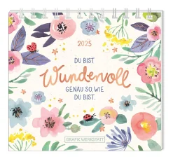 Mini-Tischkalender 2025, Floral
