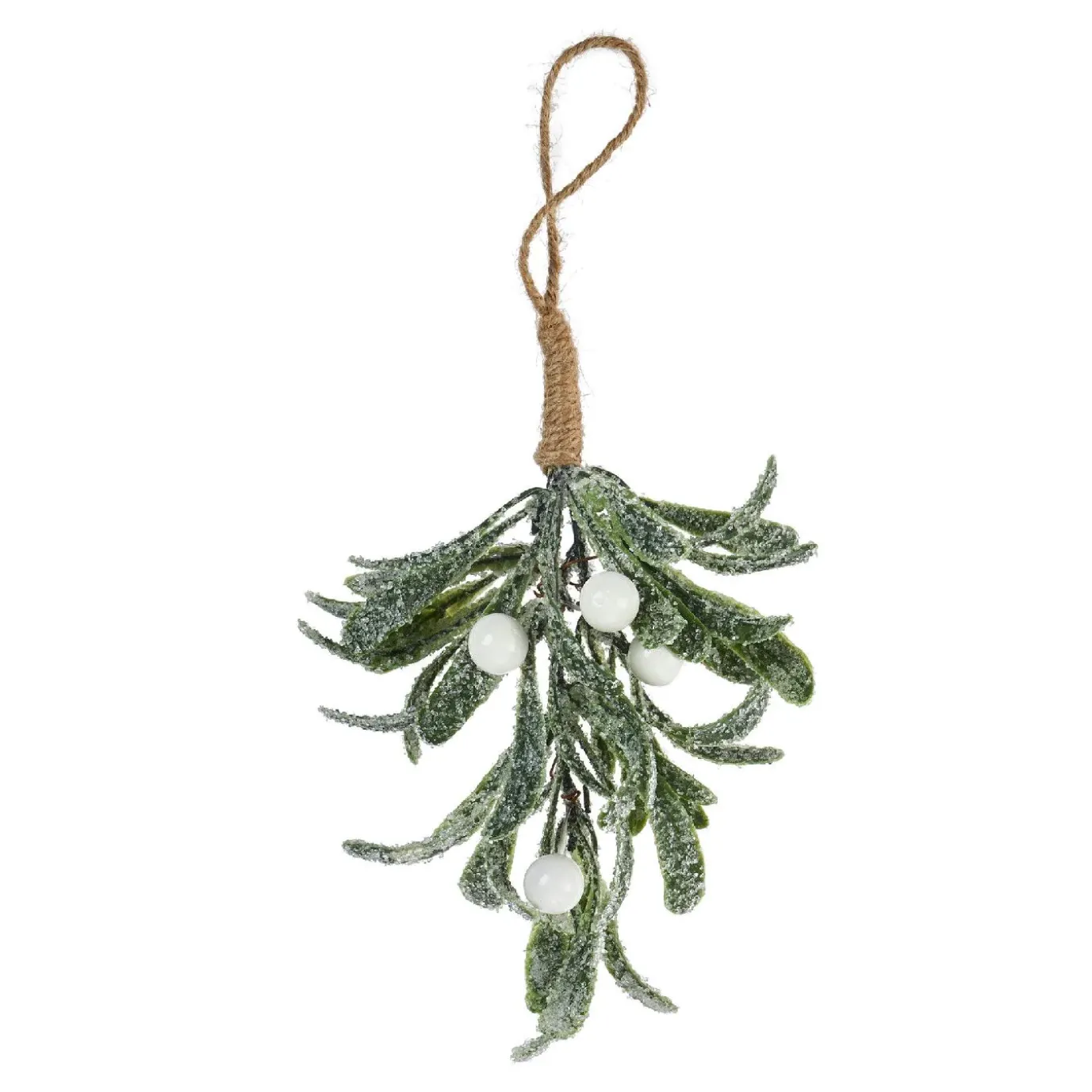 Mistelzweig, Beeren/weiß, Hängend, 22 Cm