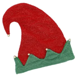 Mütze Wichtel Mit Glöckchen, Rot/grün