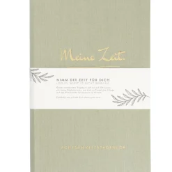 Notizbuch Achtsamkeit, Zeit, Grün