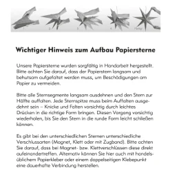 Papierstern, 60 Cm, Punkte/weiß-silber