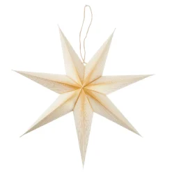 Papierstern, 60 Cm, Verlauf/weiß-gold