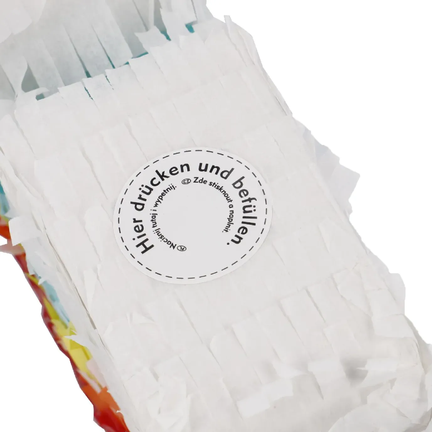Pinata Mini, Regenbogen, Höhe 13 Cm