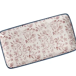 Platte China, Rosa, Wiese, 23 Cm