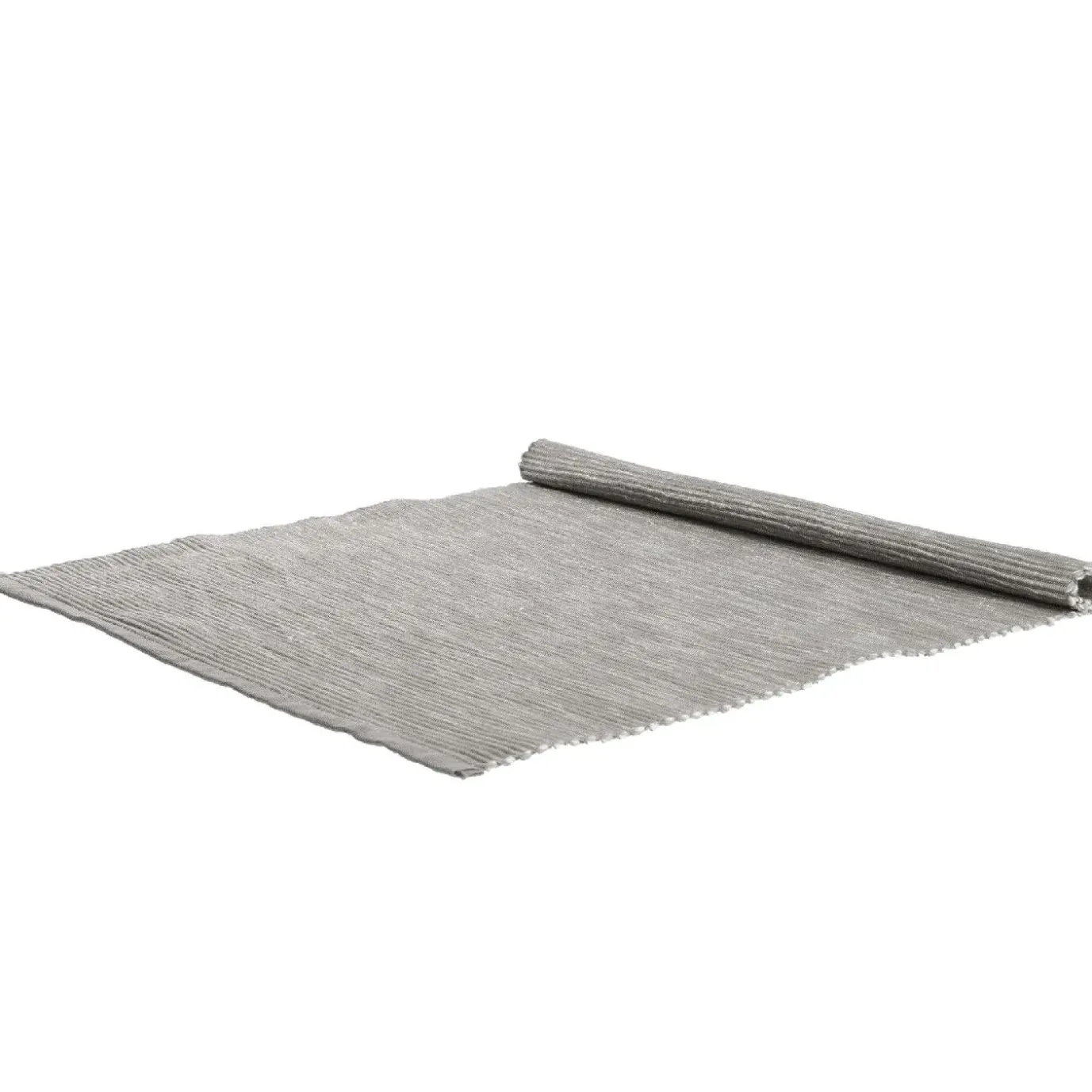 Platzset Anthea, Hellgrau/weiß