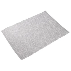 Platzset Anthea, Hellgrau/weiß