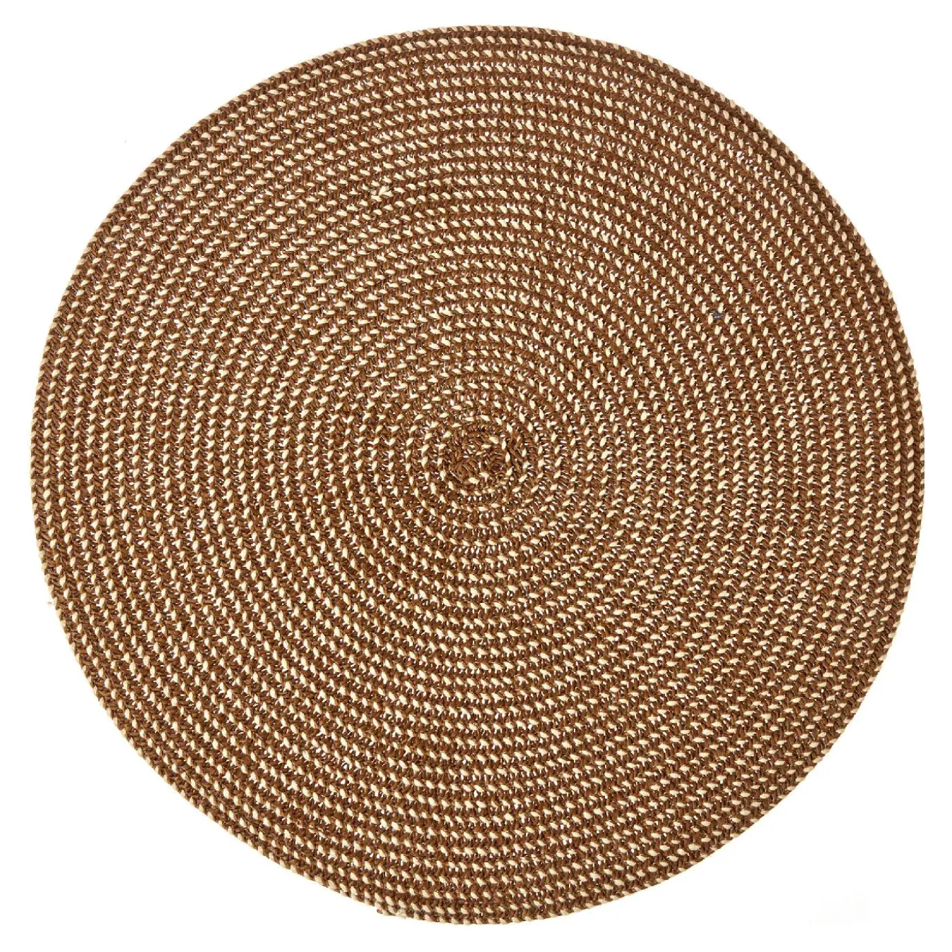 Platzset Olana, Rund/braun, 38 Cm