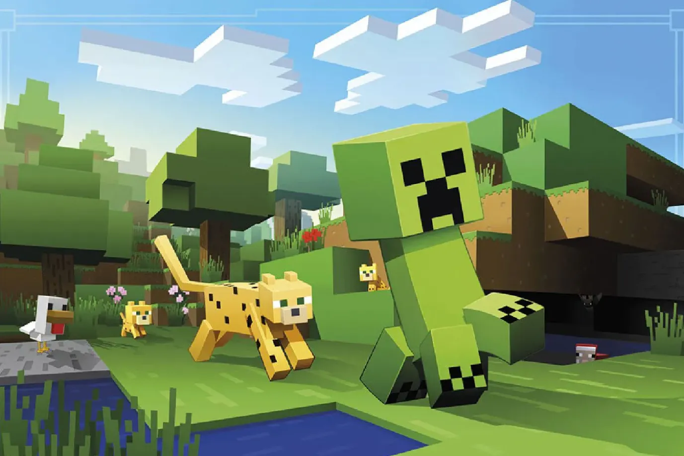 Poster Minecraft Ocelot Chase, Nr. 171