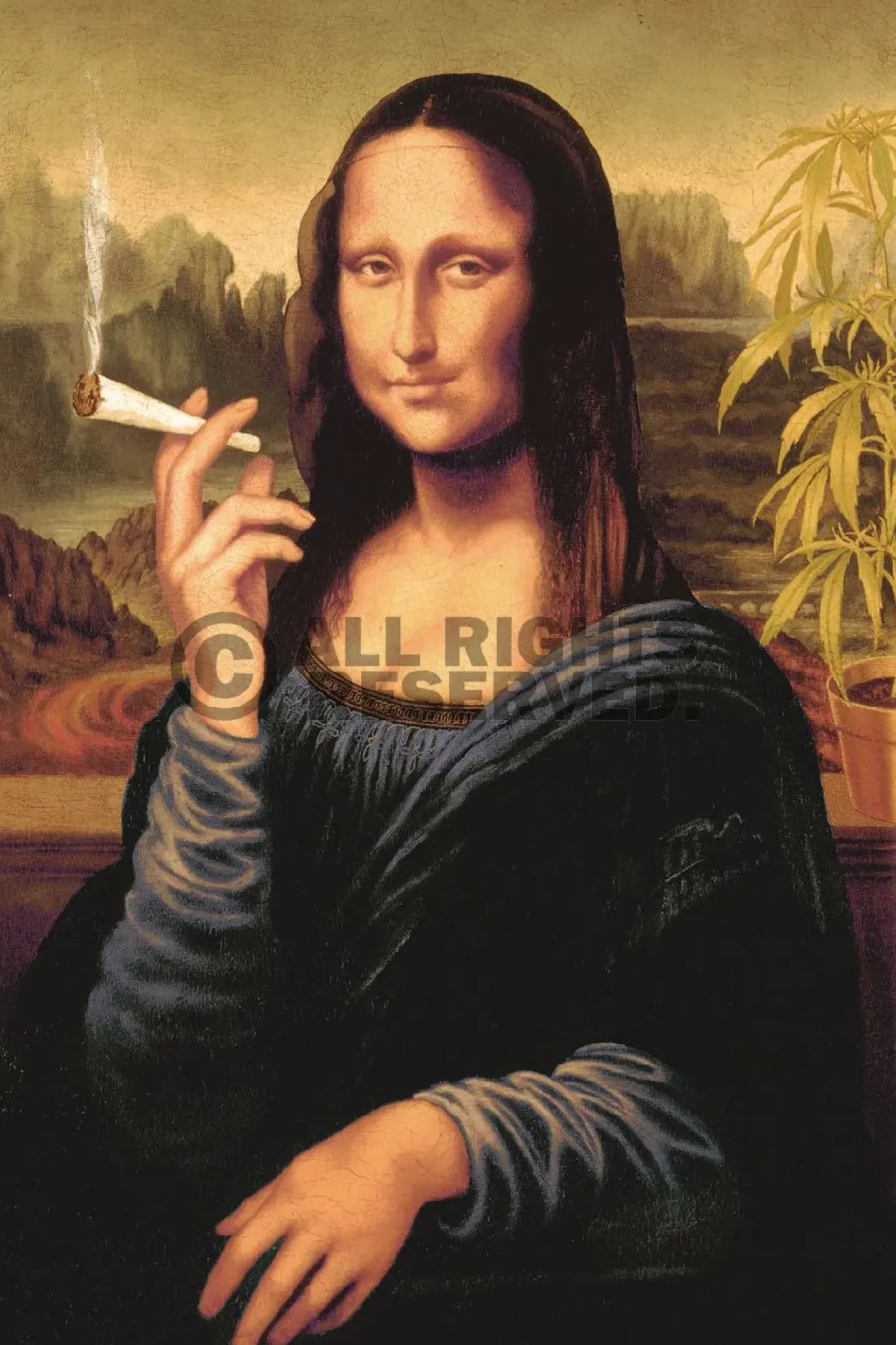 Poster Mona Lisa - Joint, Nr. 77