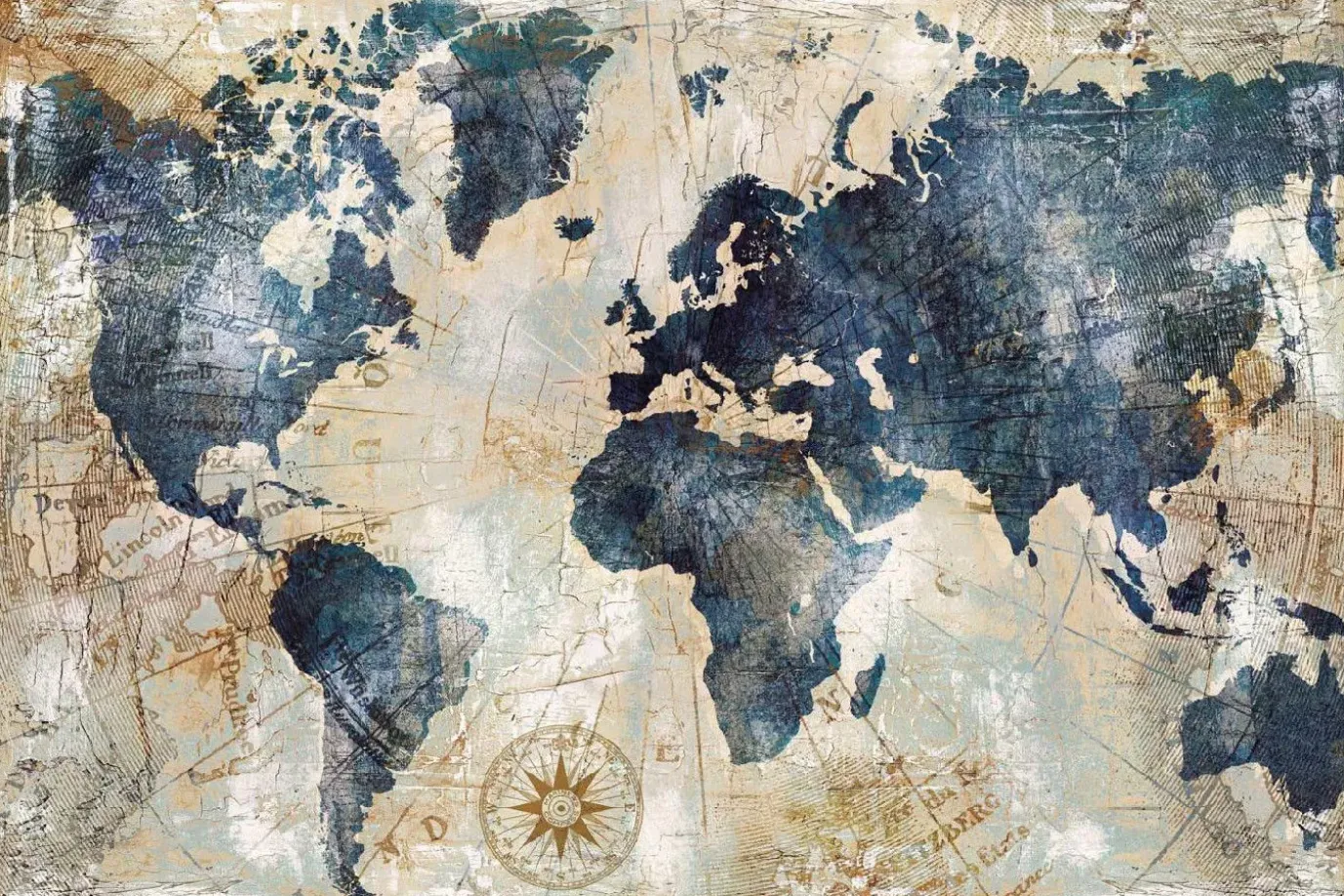 Poster Vintage Worldmap, Nr. 18