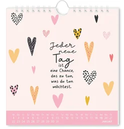 Postkarten Kalender, 2025, Der Beste Tag