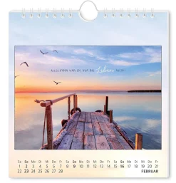 Postkarten Kalender, 2025,Traumtage