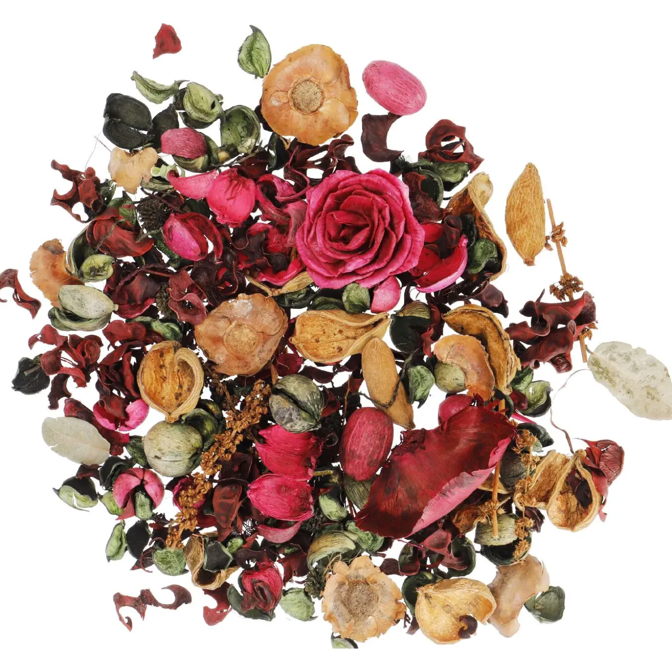 Potpourri Rose/Blätter, Dunkelrot, 12 X 20 Cm