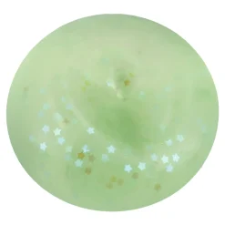 Quetschball Glitter/Maltose, Grün, 6 Cm