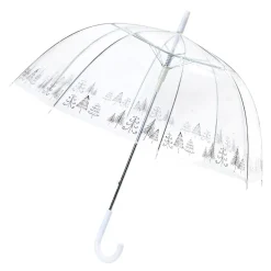 Regenschirm Transparent/Xmas, Baum, 82 Cm