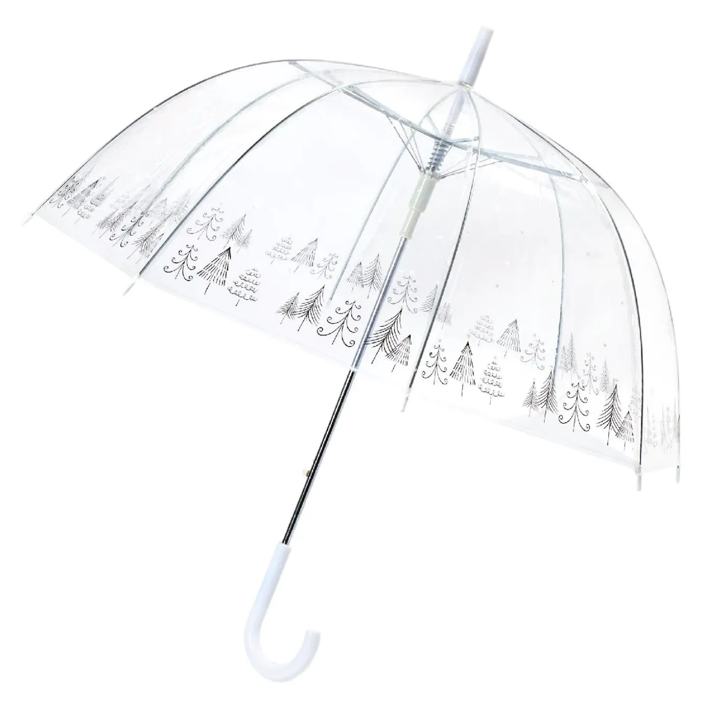 Regenschirm Transparent/Xmas, Baum, 82 Cm