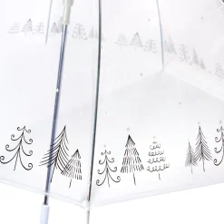 Regenschirm Transparent/Xmas, Baum, 82 Cm