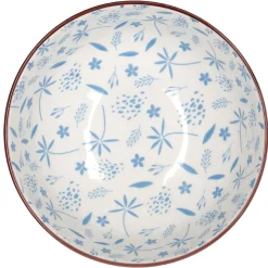 Schale China, 680 Ml, Blau, Gräser, 15 Cm