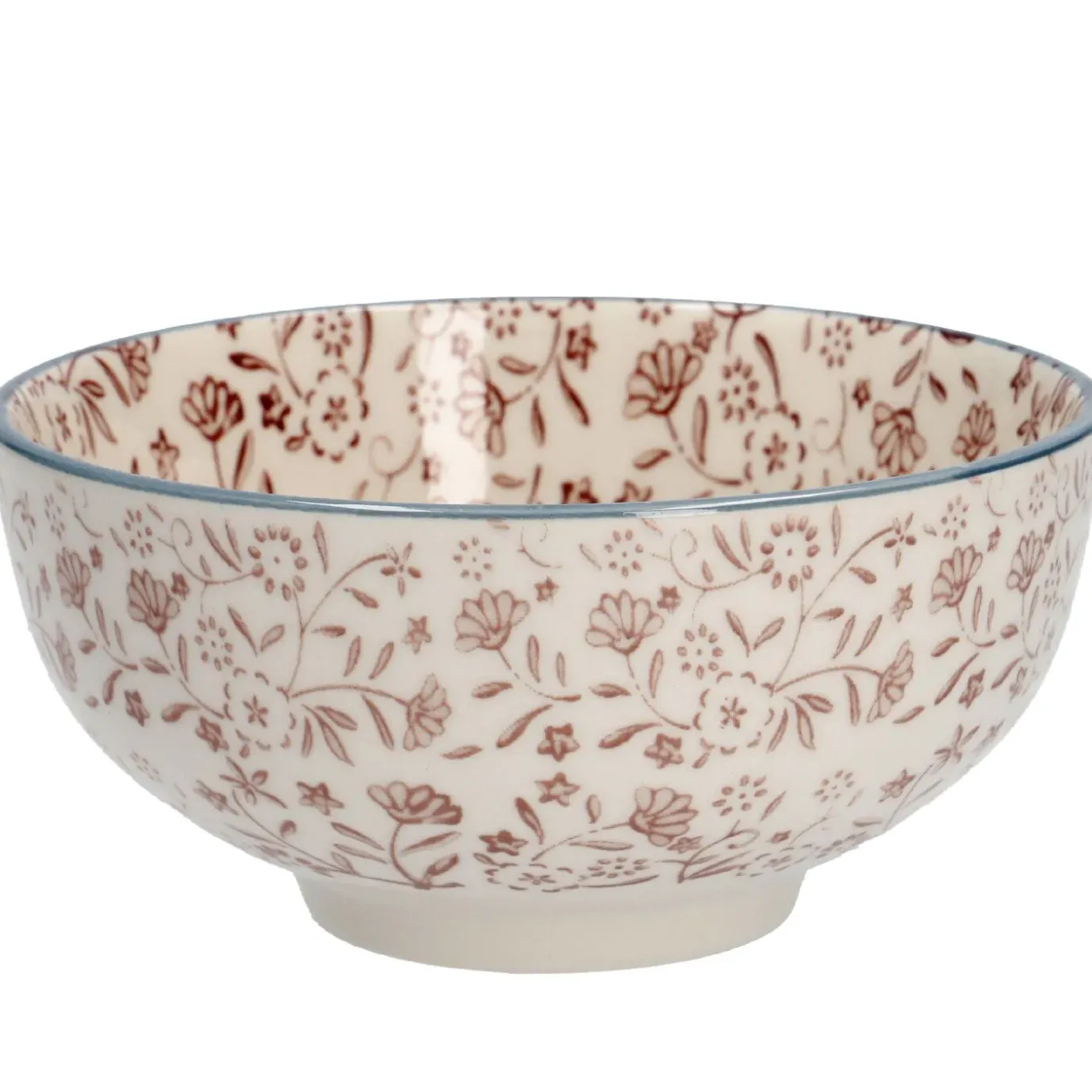 Schale China, 350 Ml, Rosa, Wiese, 12 Cm