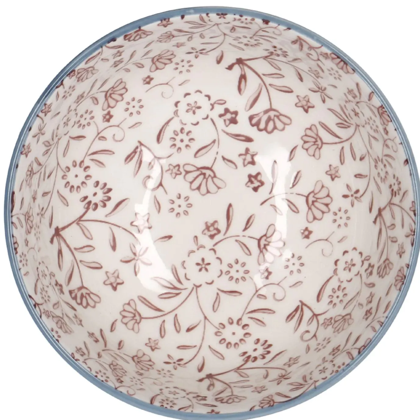 Schale China, 350 Ml, Rosa, Wiese, 12 Cm