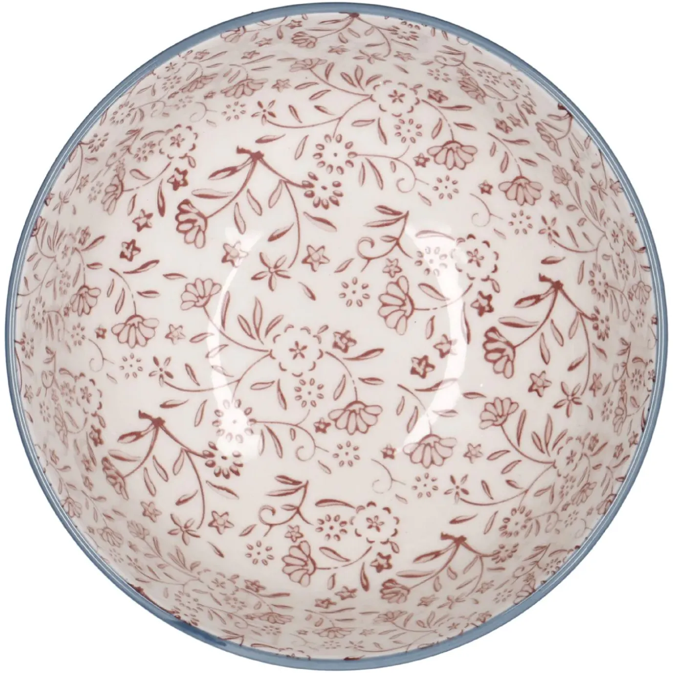 Schale China, 680 Ml, Rosa, Wiese, 15 Cm