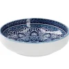 Schale China, Flach, Blau/hellblau, 9 Cm