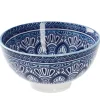 Schale China, Hoch, Blau/hellblau, 9.5 Cm