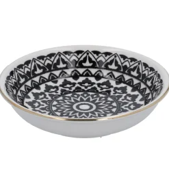 Schale China, Klein, Schwarz/weiß, Orient