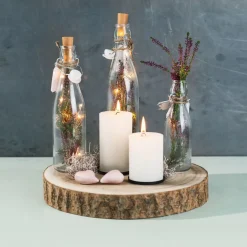 Schale Holzscheibe, 35 Cm