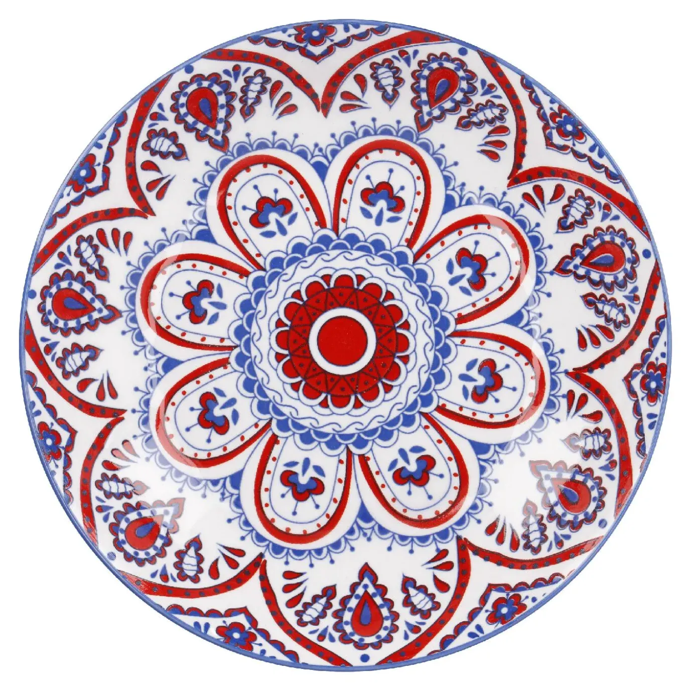 Schale Lisa, Flach, Dunkelblau, 20 Cm