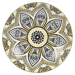 Schale Lisa, Flach, Gelb, 20 Cm